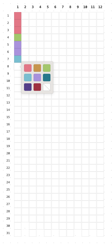 Fill In Daily Pixels